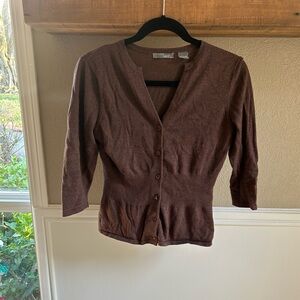 Kersh Chocolate Knit Cardigan